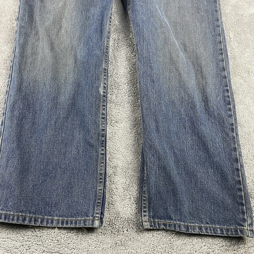 Levi Strauss Straight Fit Jeans Mens 38x30 Blue Medium‎ Wash Mid Rise